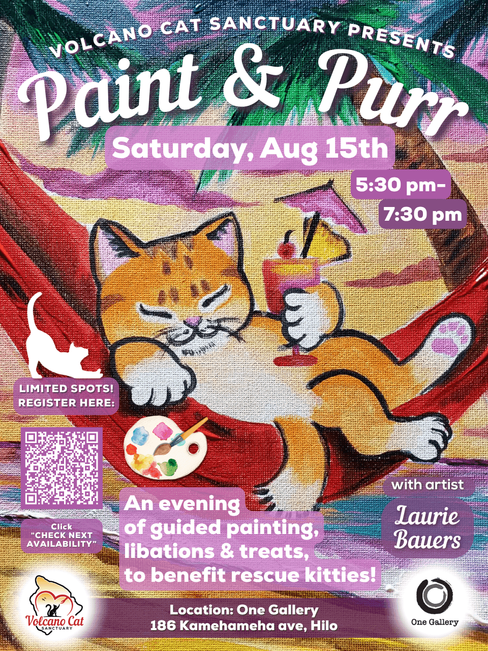 AUGUST PAINT AND PURR