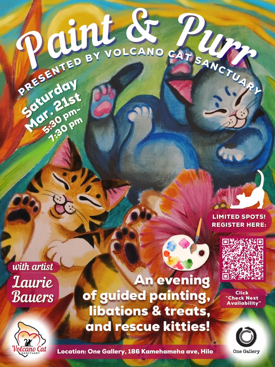 SPRING EQUINOX PAINT AND PURR