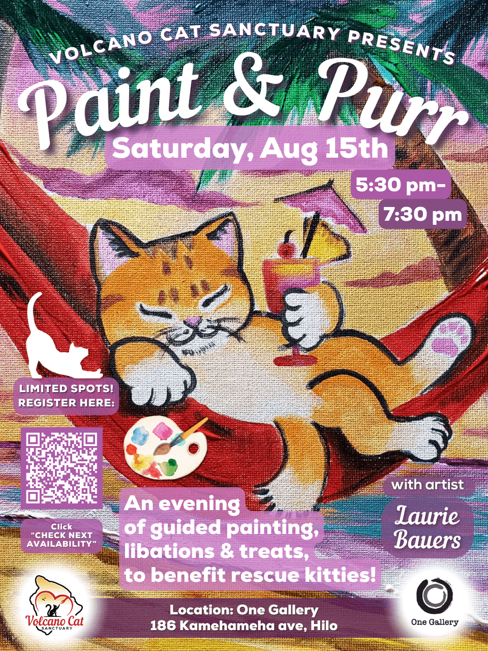 AUGUST PAINT AND PURR