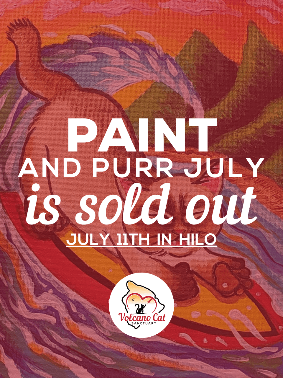 JULY PAINT AND PURR