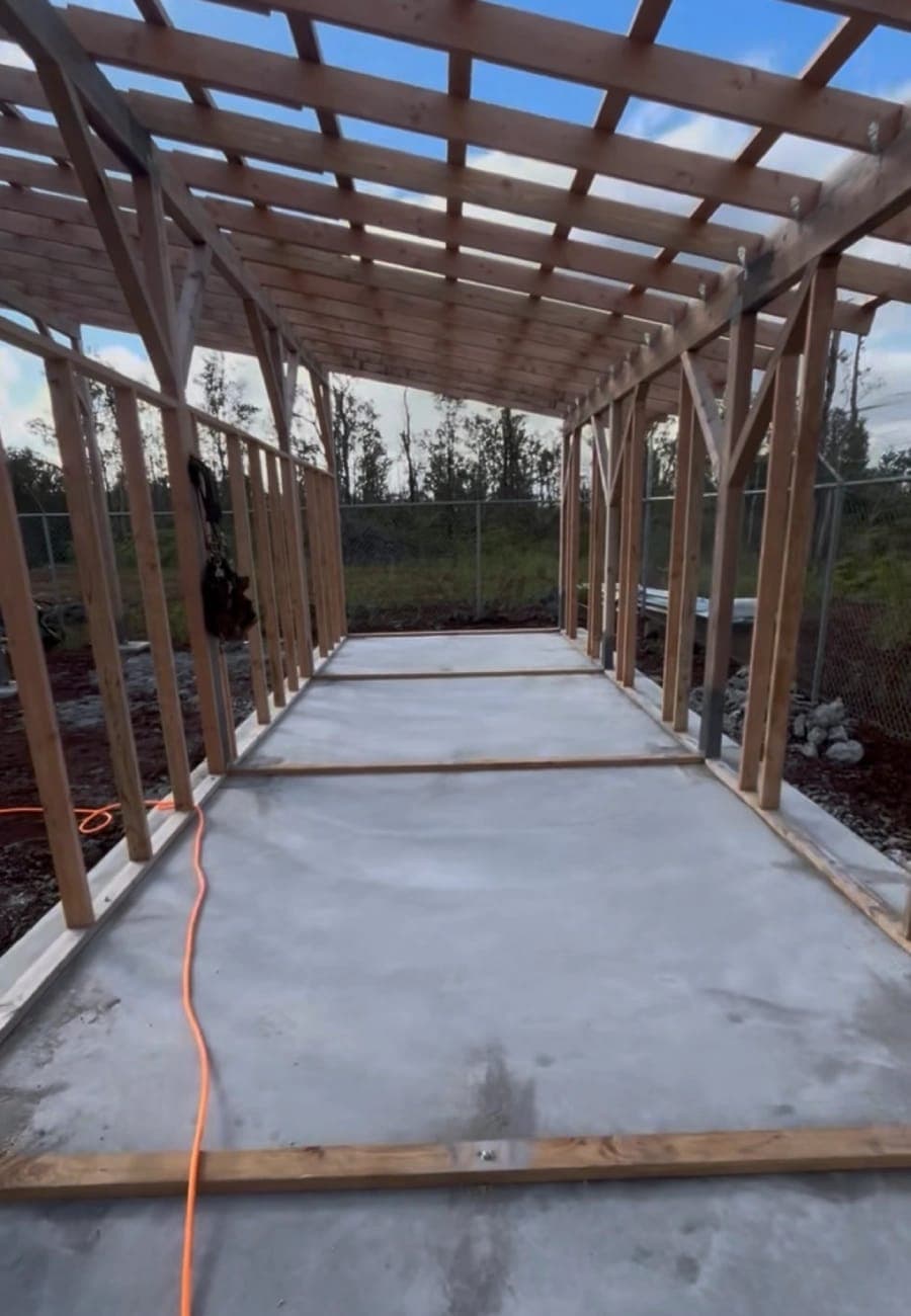 Build Update: Floors are done, framing out the walls, and looking for roofing help